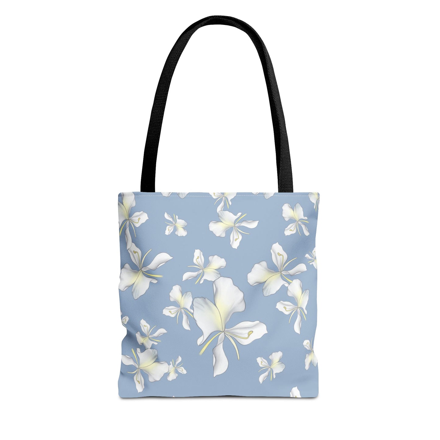 Tote bag- Awapuhi Falling  (Cyan)