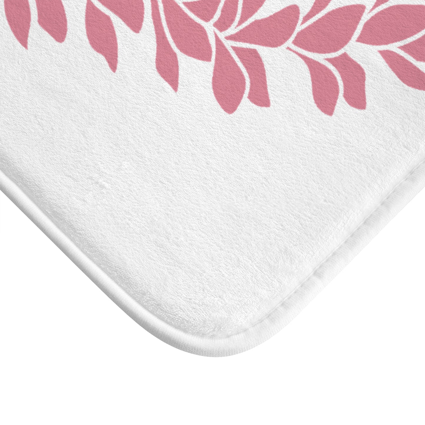 Bath Mat- Pink Plumeria Leis