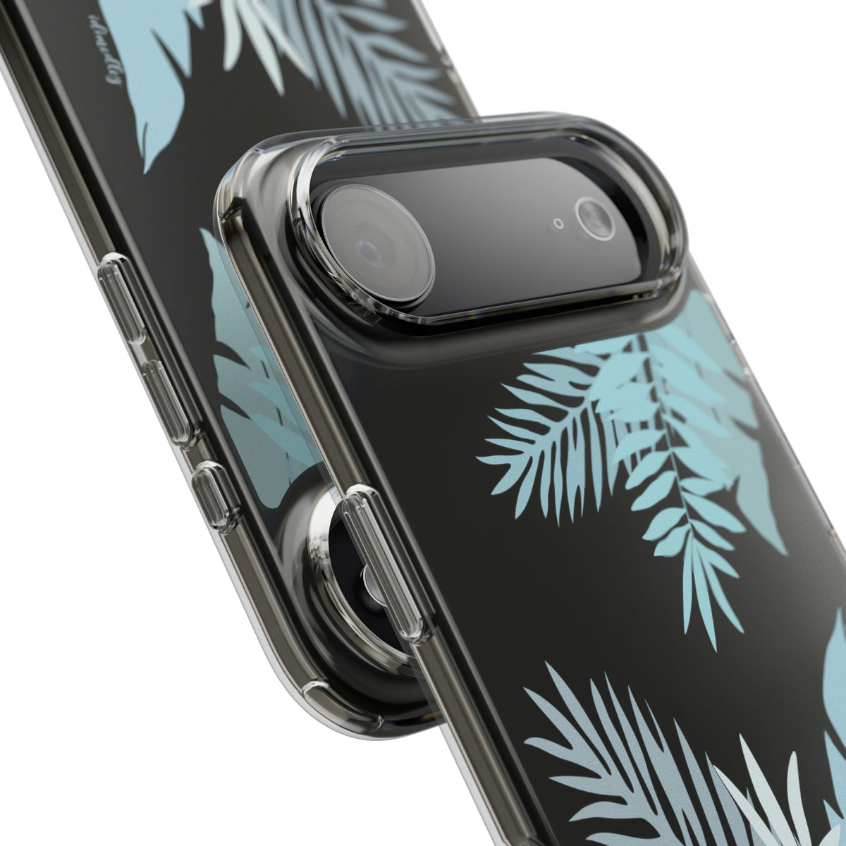 Whispering Leaves (Blue) CLEAR Case