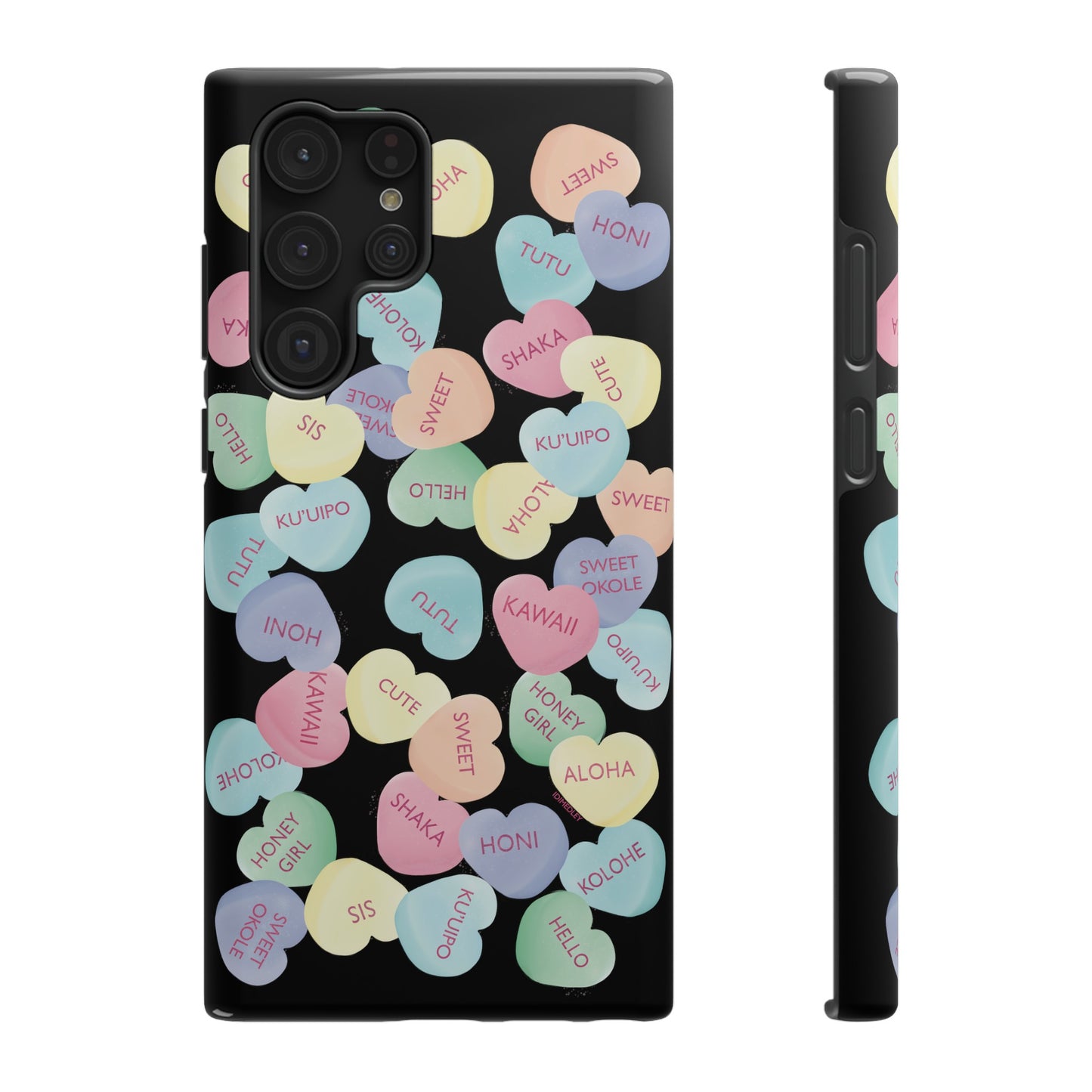 Candy Conversation Hearts Hawaii Style (Black)