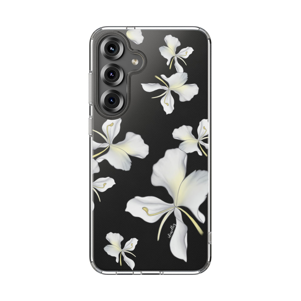 Awapuhi Butterfly Ginger Falling Flowers CLEAR Case