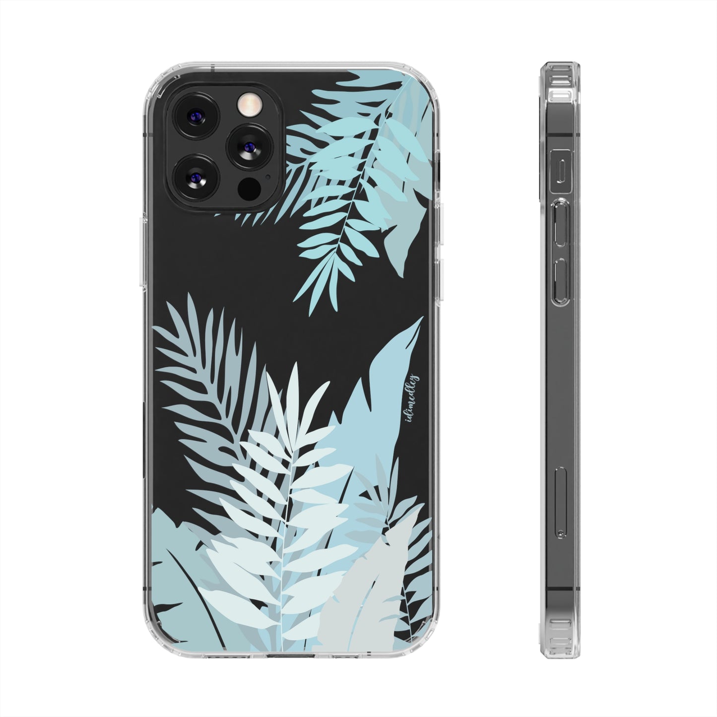 Whispering Leaves (Blue) CLEAR Case