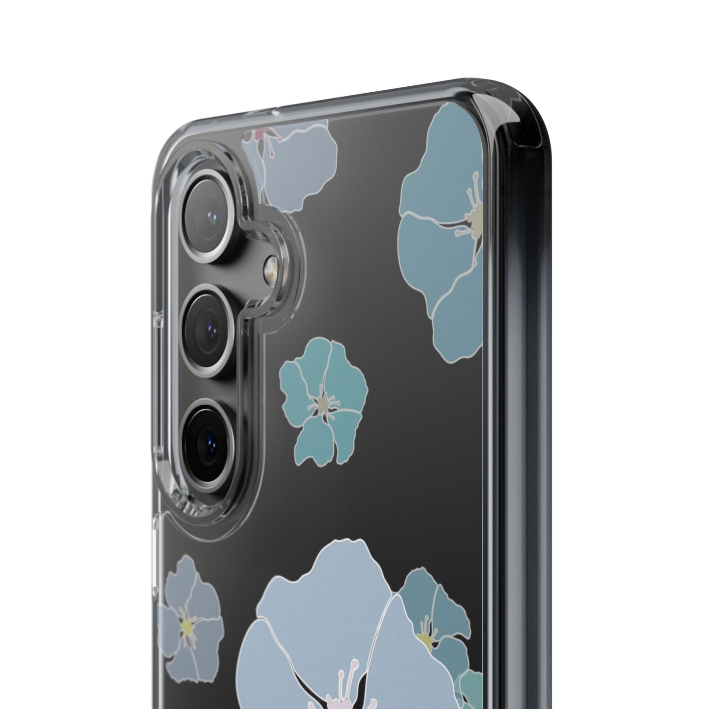 Ilima Flowers Blue CLEAR Case