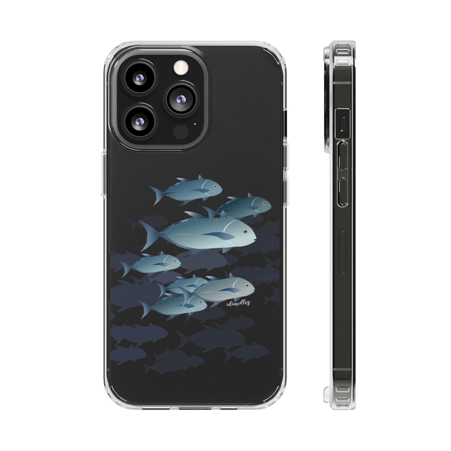 Ulua, Blue Trevally Fish CLEAR Case