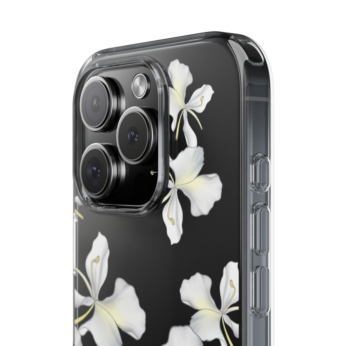 Awapuhi Butterfly Ginger Falling Flowers CLEAR Case