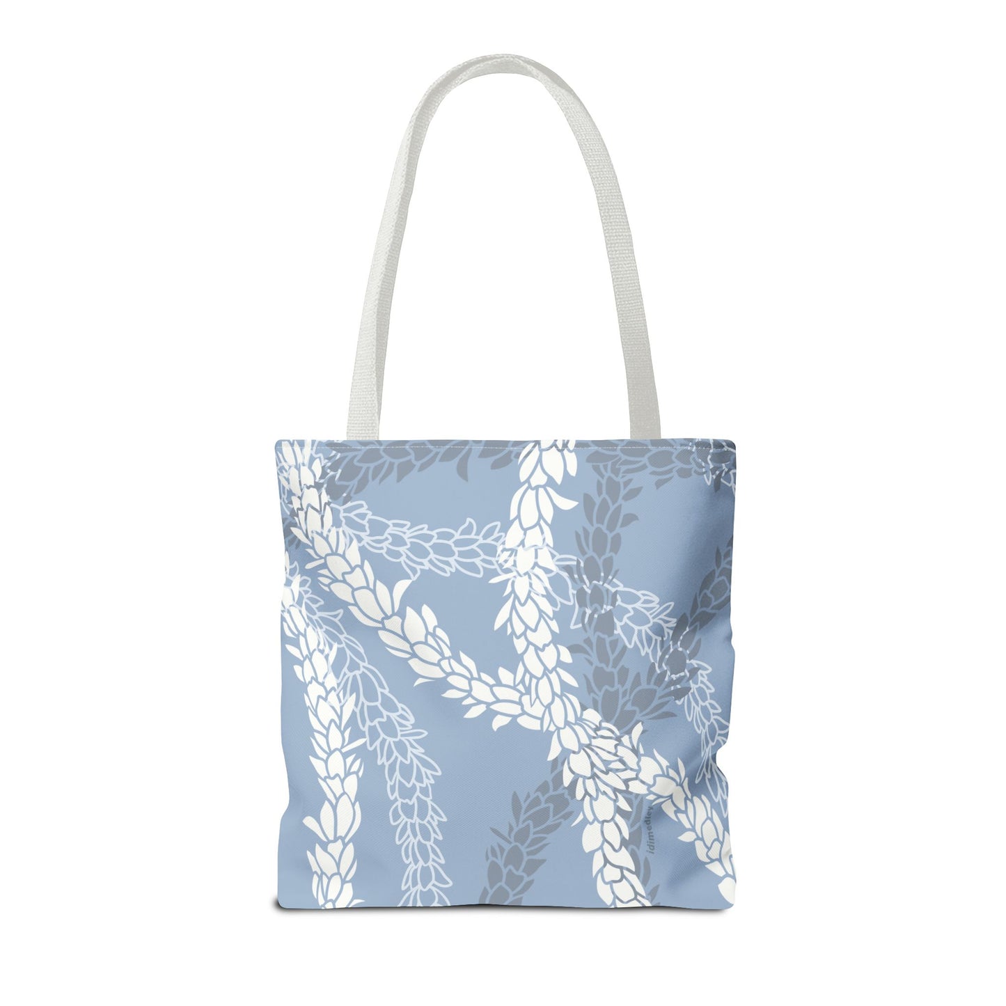 Tote bag- Pikake Wishes (Cyan Blue)