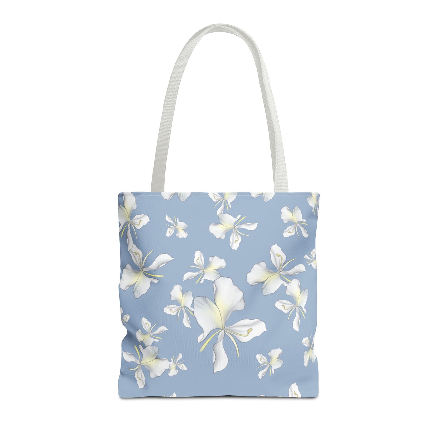 Tote bag- Awapuhi Falling  (Cyan)