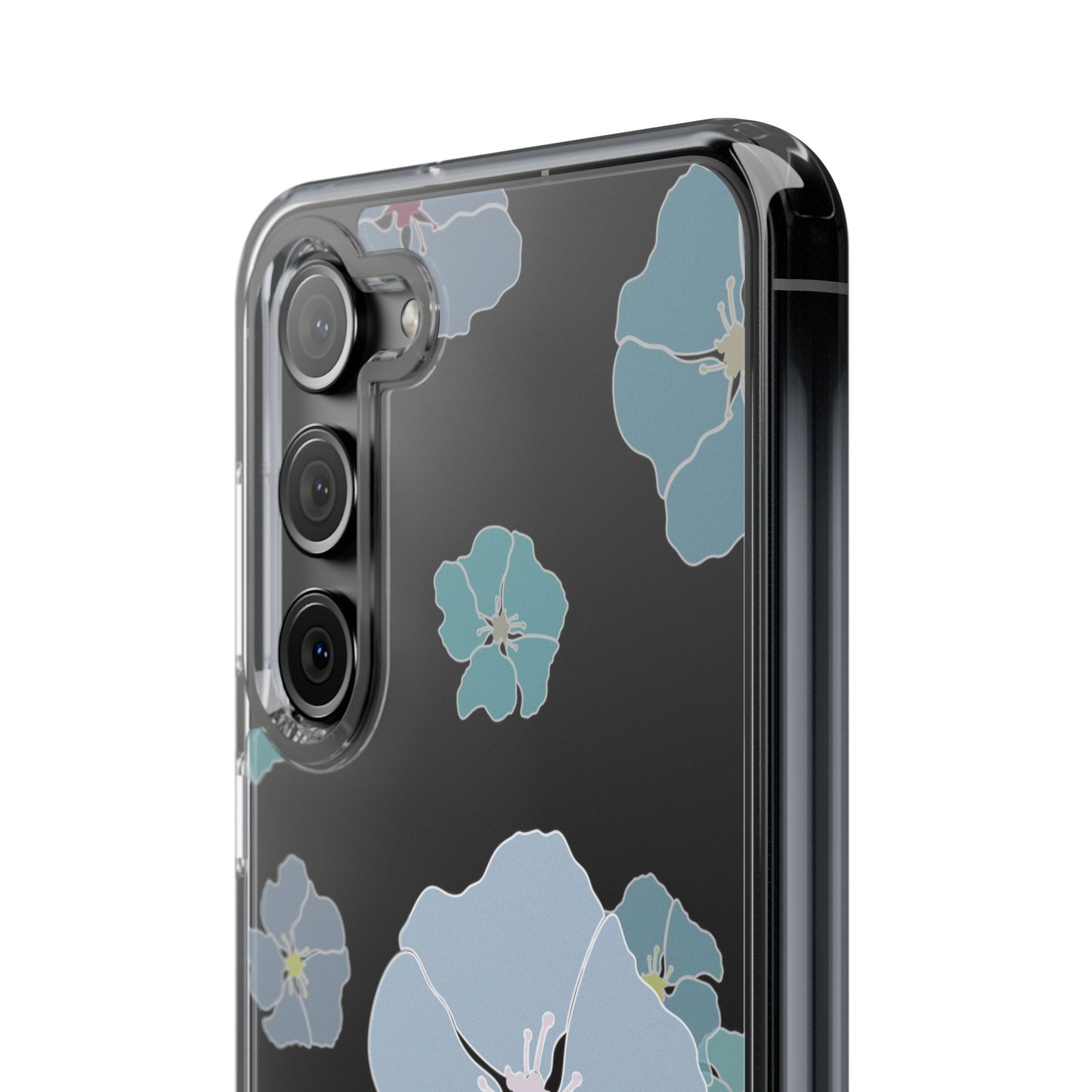 Ilima Flowers Blue CLEAR Case