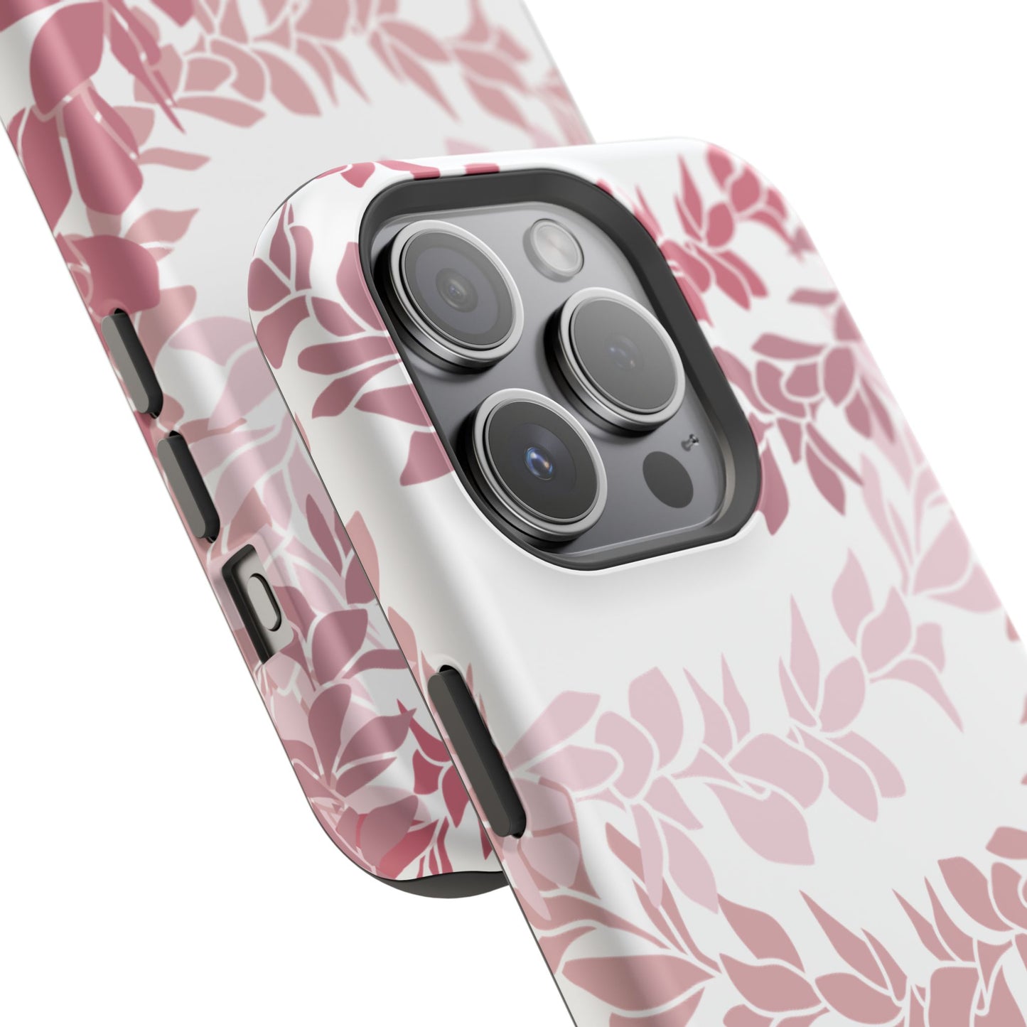 Plumeria Leis in Color Me Pinks (White)