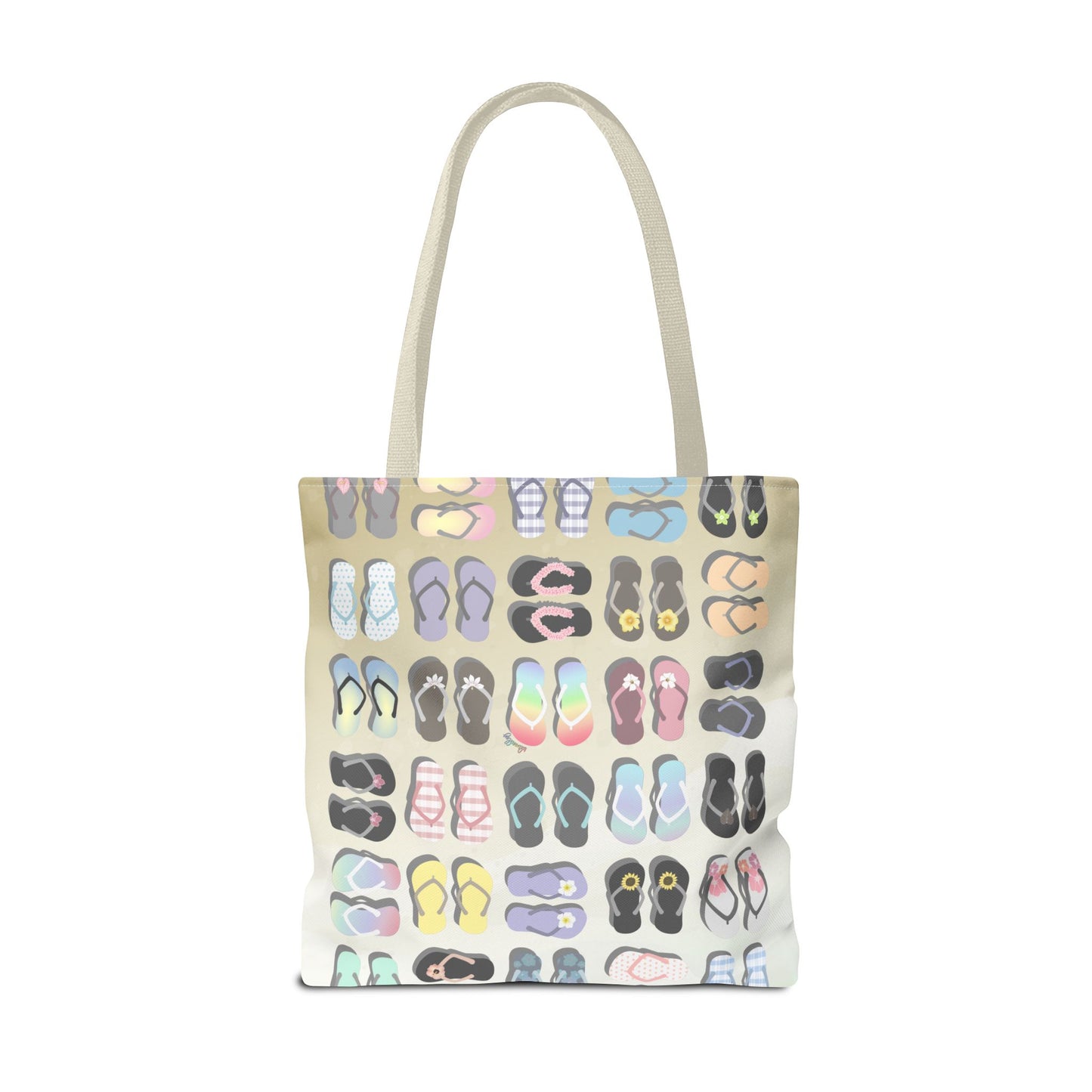 Tote bag- Sandy Pua Toes in my Rubbah Slippahs