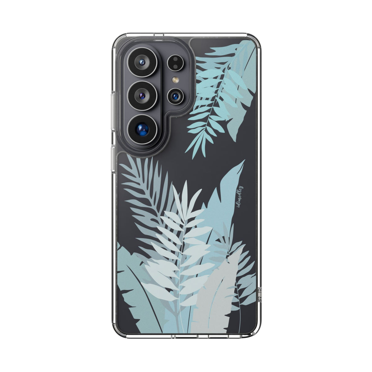 Whispering Leaves (Blue) CLEAR Case