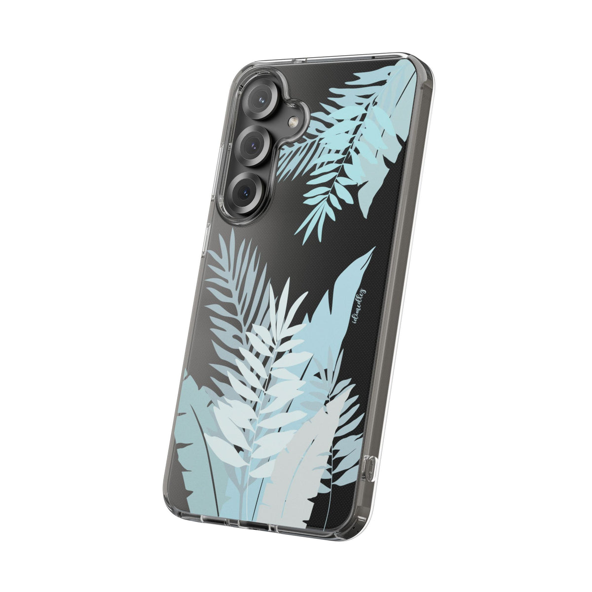 Whispering Leaves (Blue) CLEAR Case