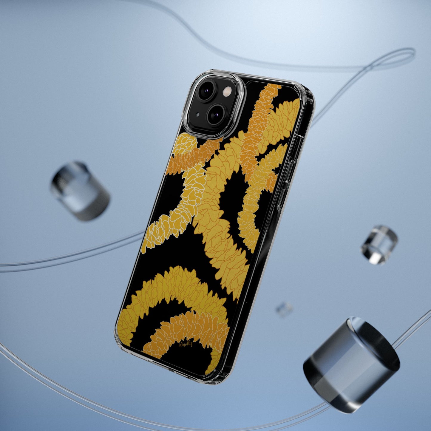 Ilima Flower Lei CLEAR Case