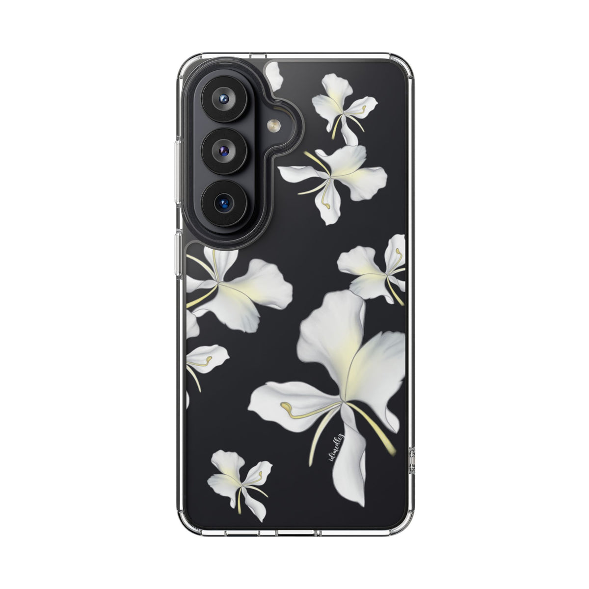 Awapuhi Butterfly Ginger Falling Flowers CLEAR Case