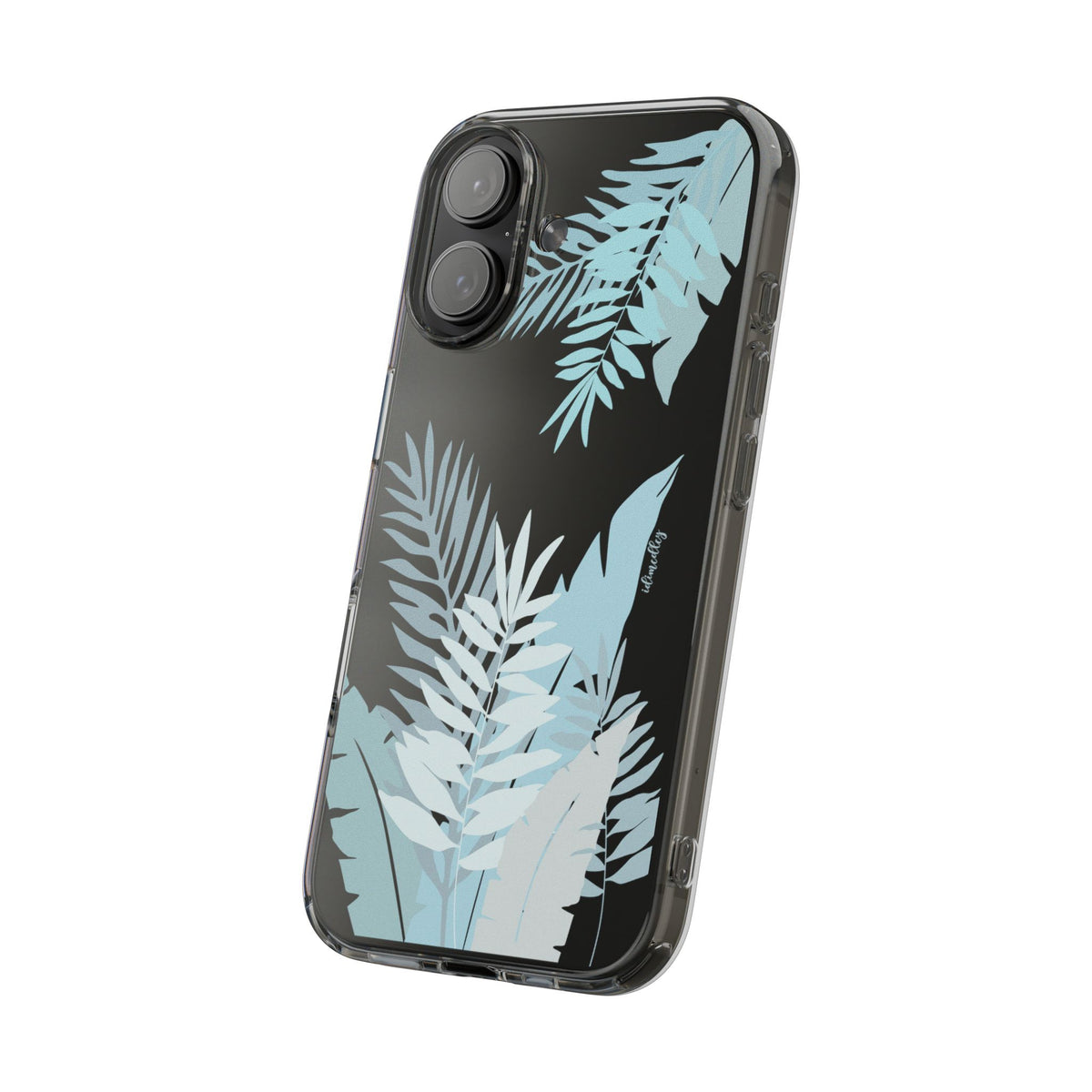 Whispering Leaves (Blue) CLEAR Case