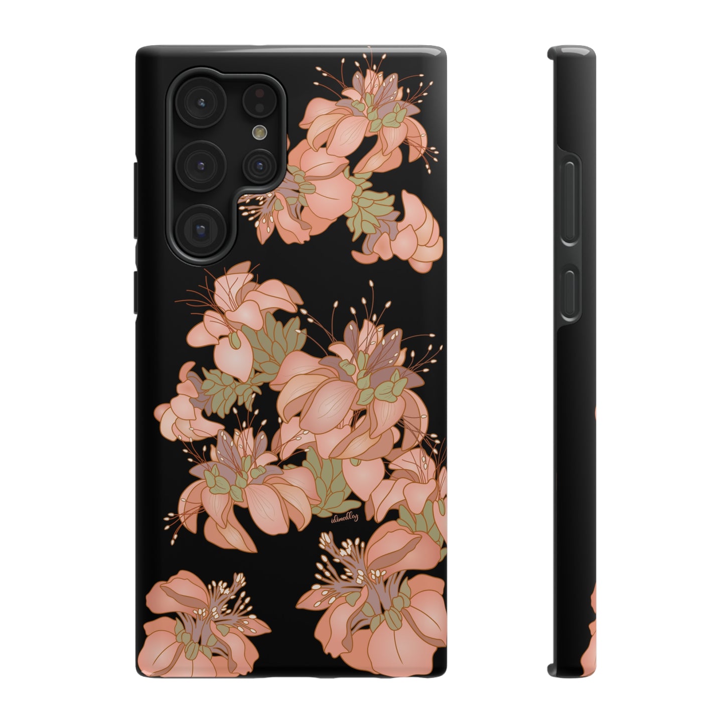 Wili Wili Flowers (Black)