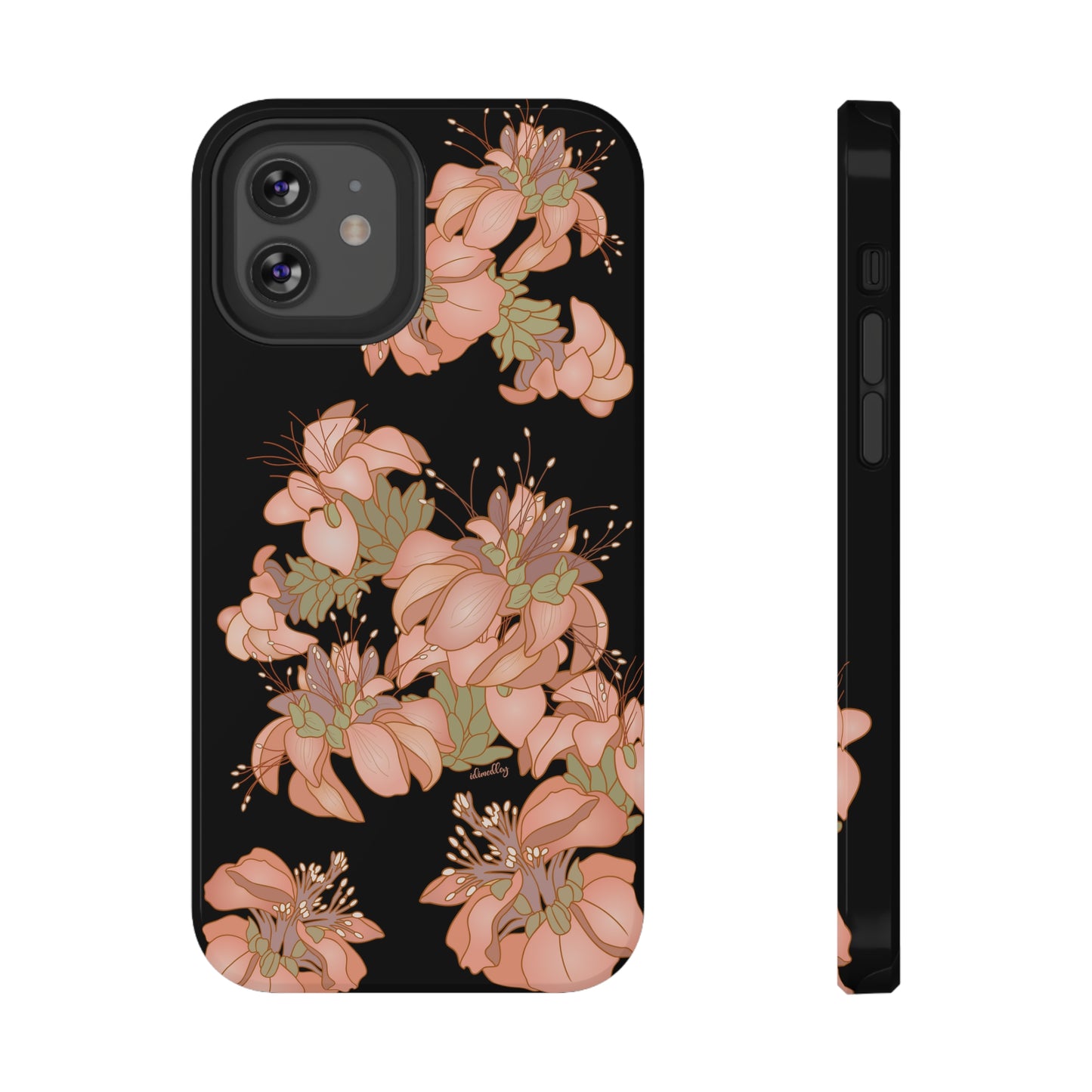 Wili Wili Flowers (Black)