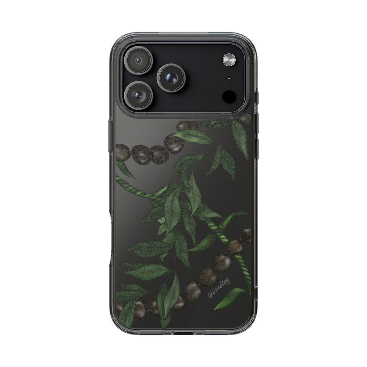 Kukui Nut, Maile and Ti Leaf Lei CLEAR Case