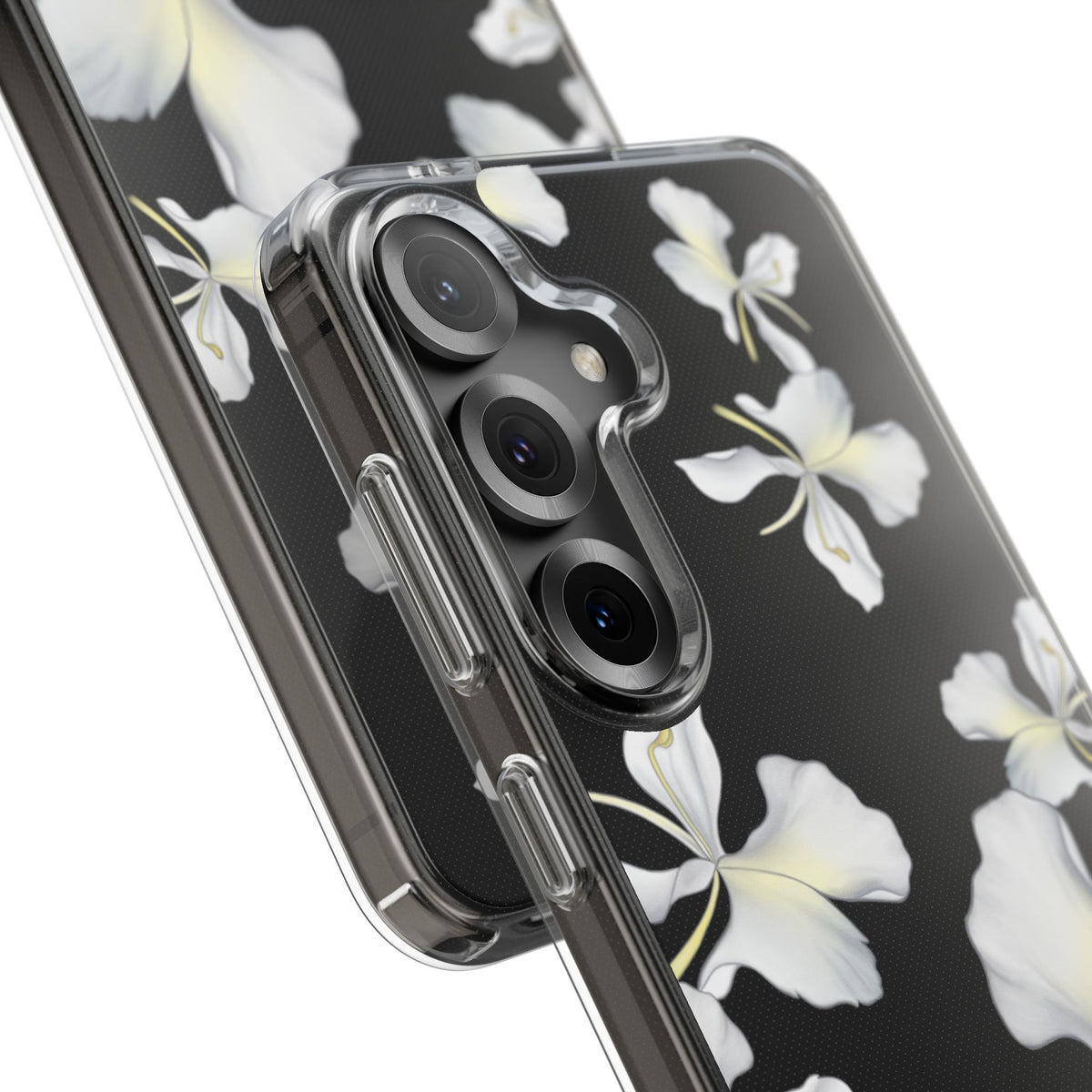 Awapuhi Butterfly Ginger Falling Flowers CLEAR Case