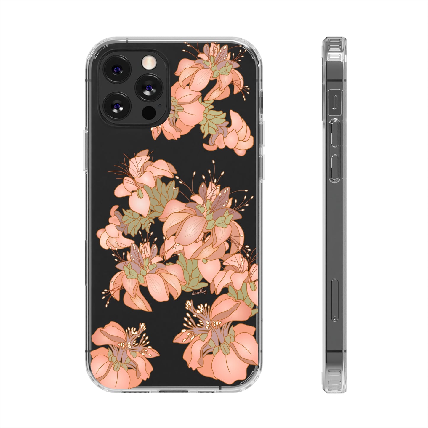 Wili Wili Flowers CLEAR Case