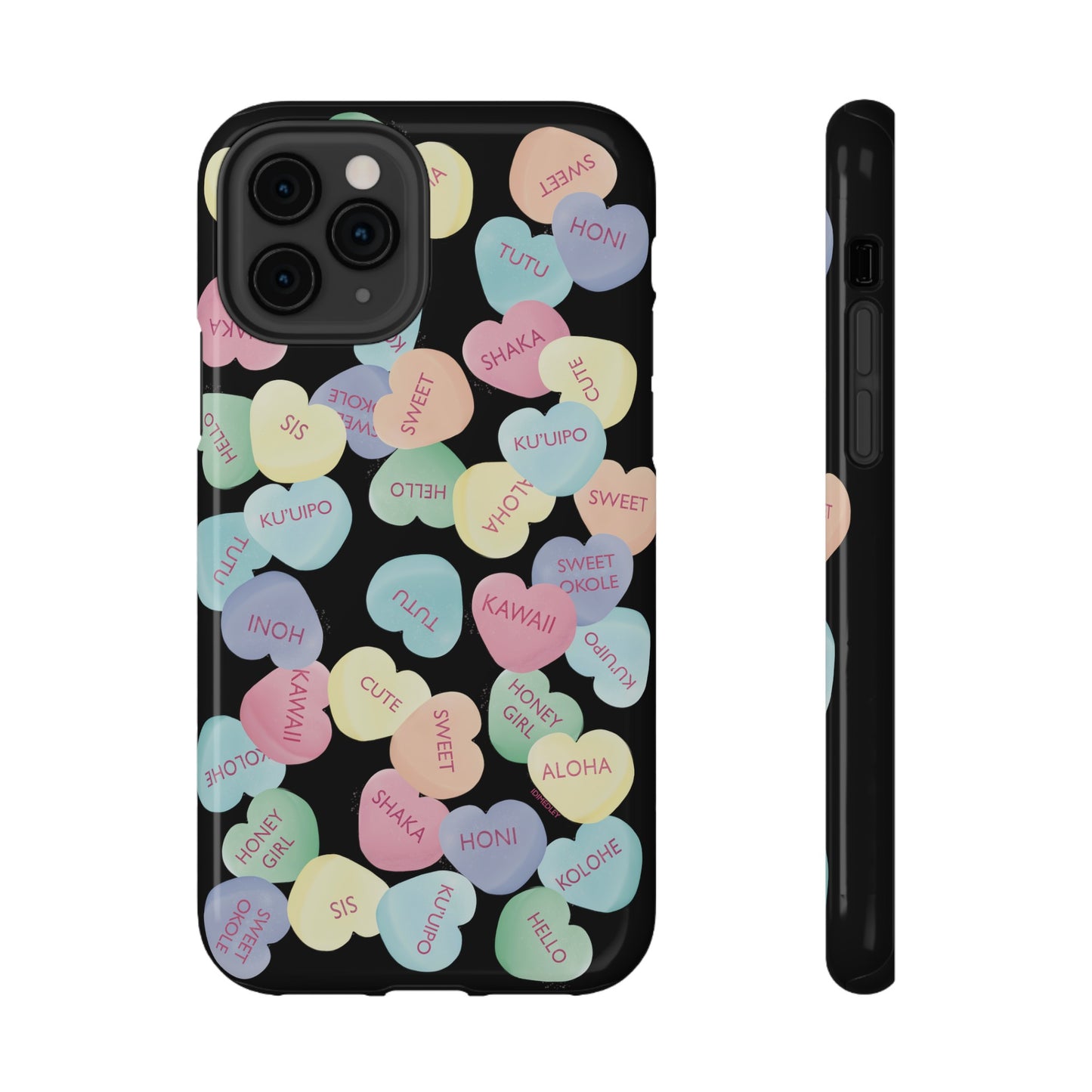 Candy Conversation Hearts Hawaii Style (Black)