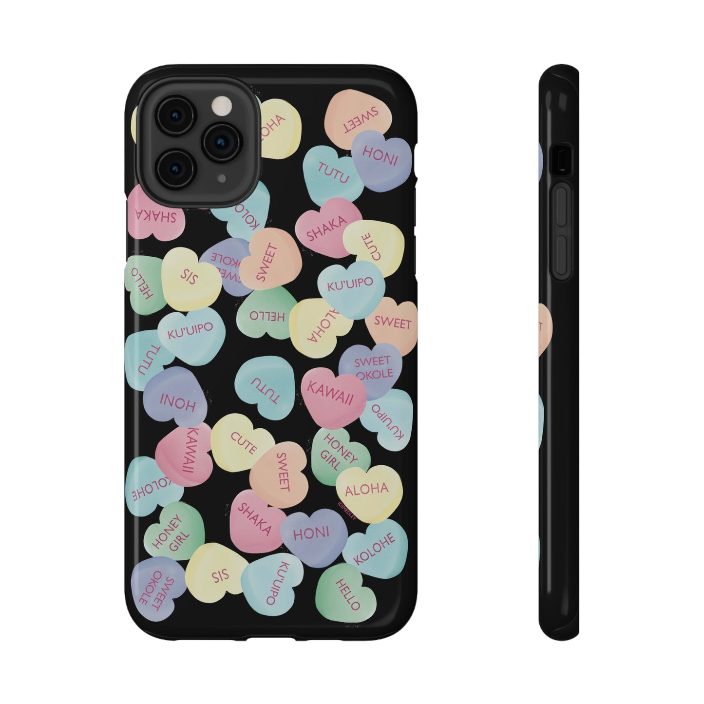 Candy Conversation Hearts Hawaii Style (Black)