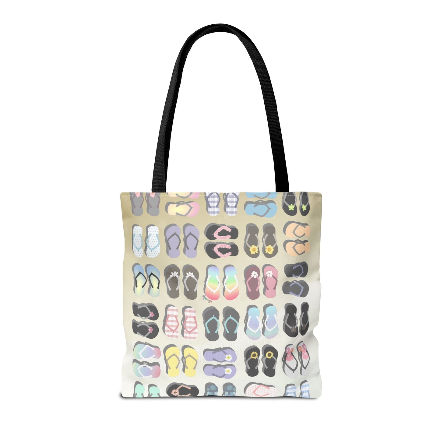 Tote bag- Sandy Pua Toes in my Rubbah Slippahs