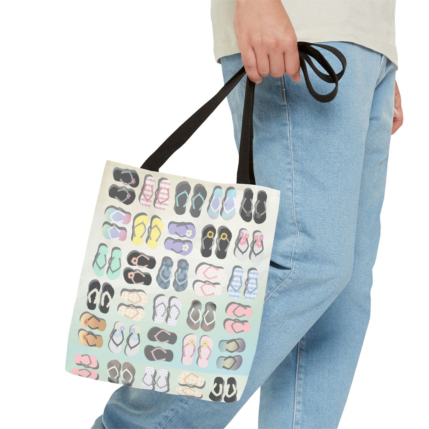 Tote bag- Sandy Pua Toes in my Rubbah Slippahs