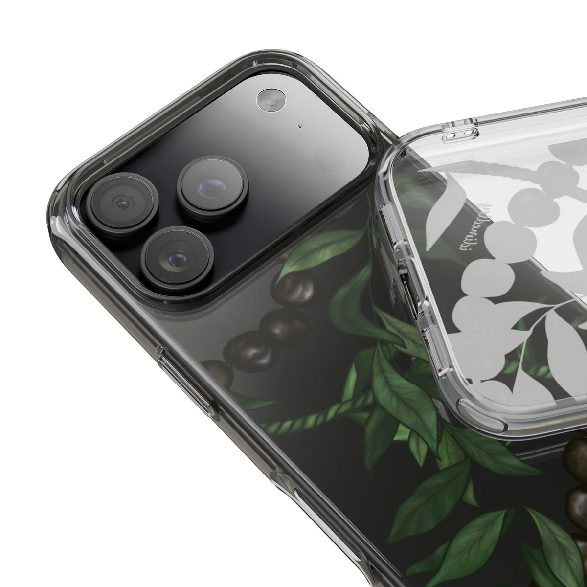 Kukui Nut, Maile and Ti Leaf Lei CLEAR Case