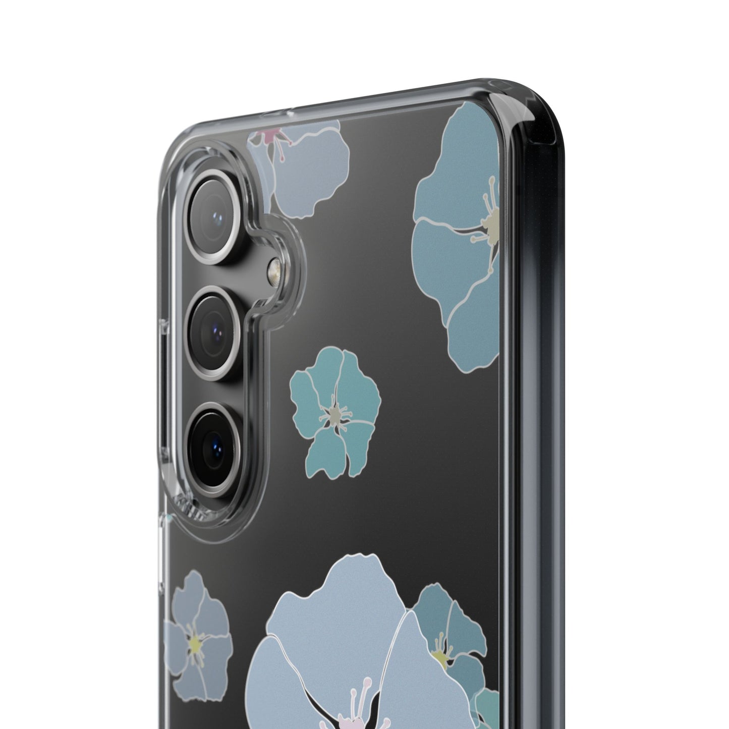 Ilima Flowers Blue CLEAR Case