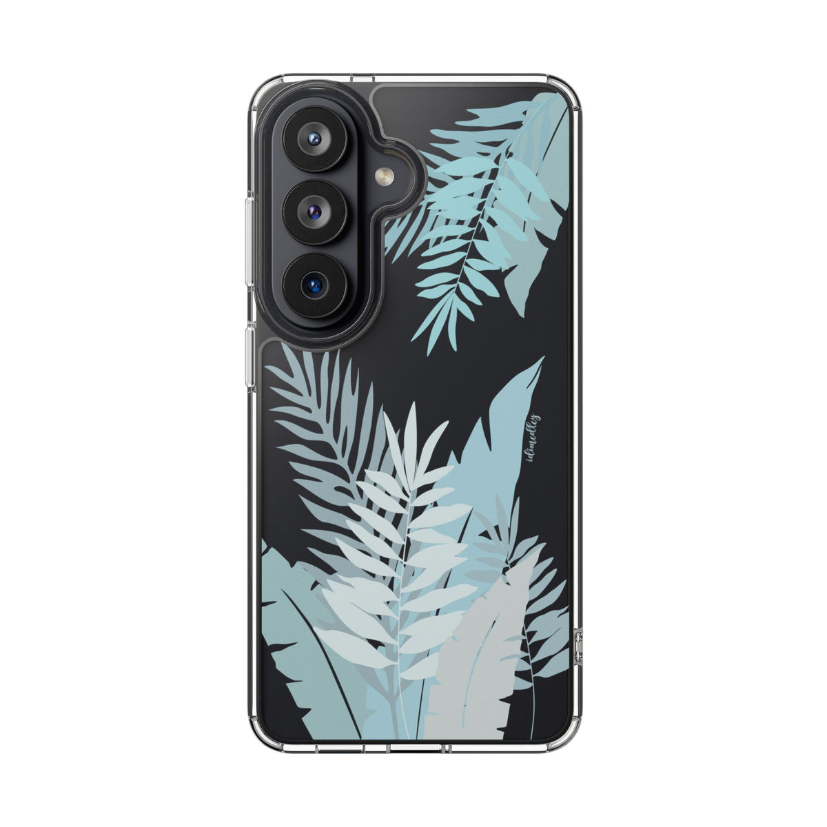 Whispering Leaves (Blue) CLEAR Case