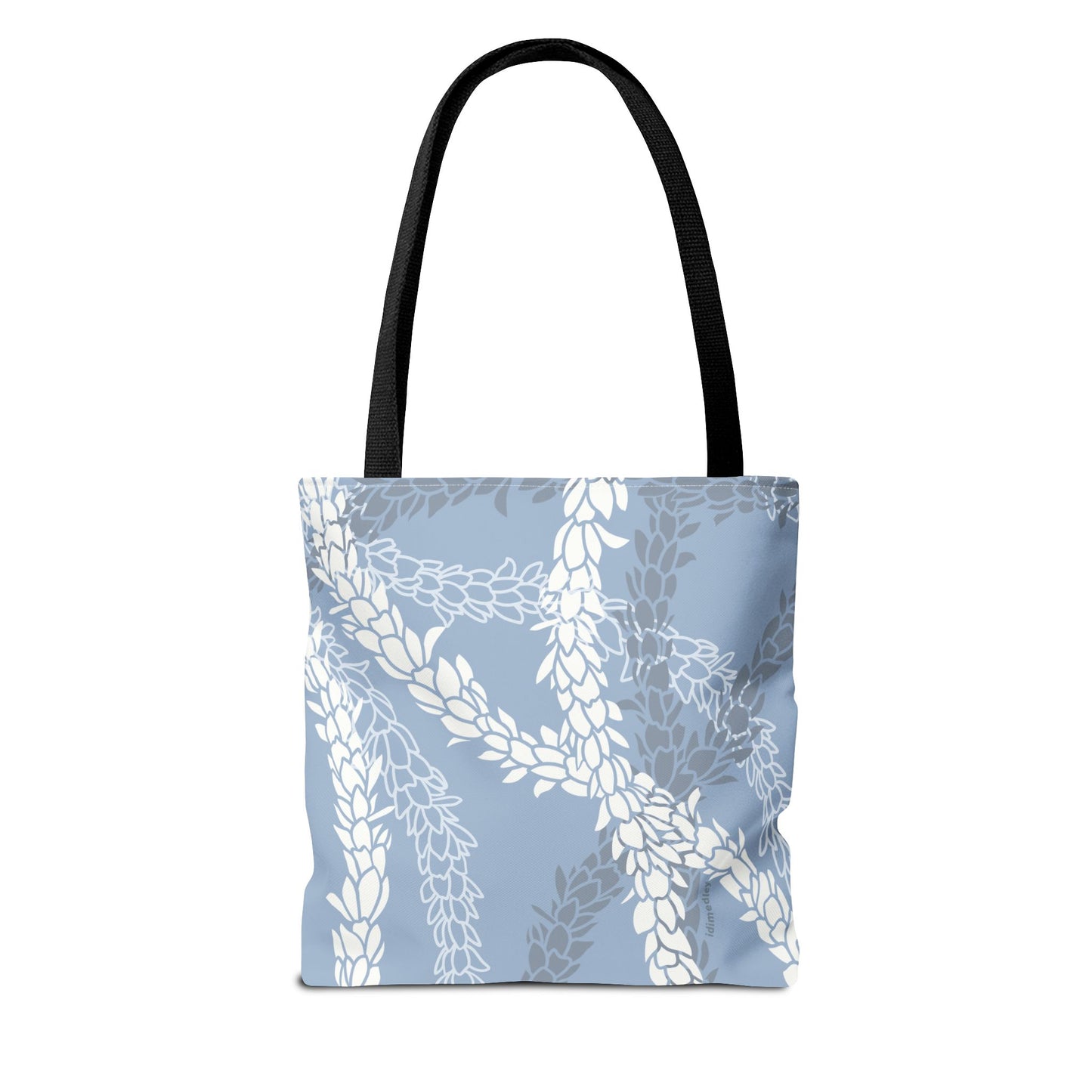 Tote bag- Pikake Wishes (Cyan Blue)