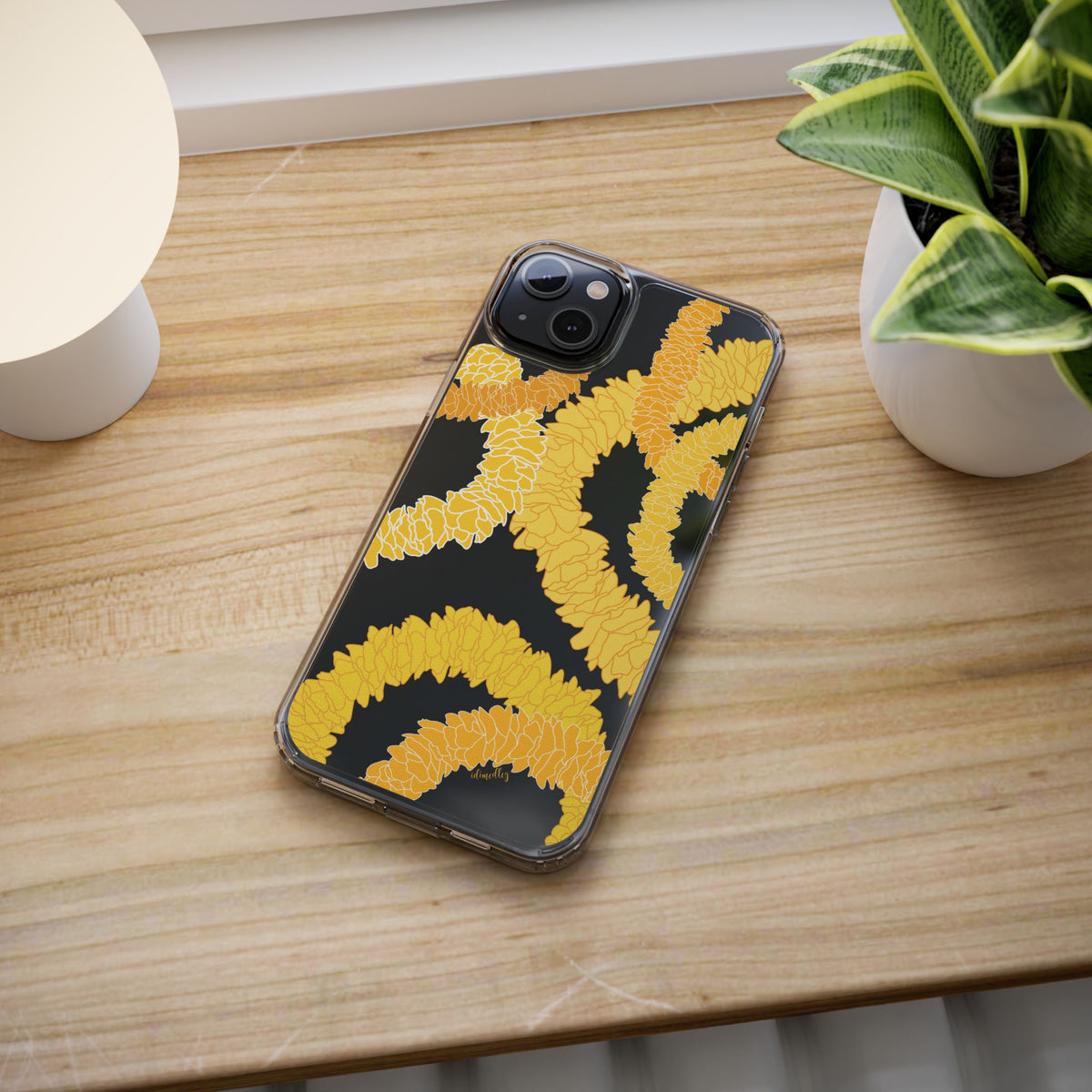 Ilima Flower Lei CLEAR Case