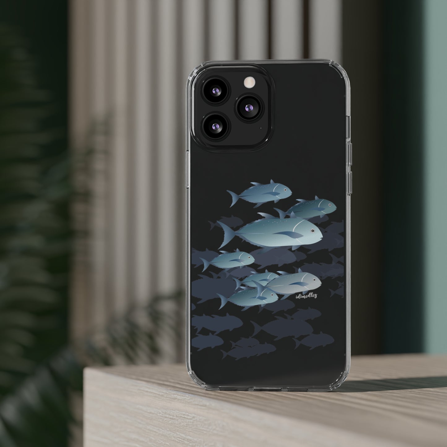 Ulua, Blue Trevally Fish CLEAR Case