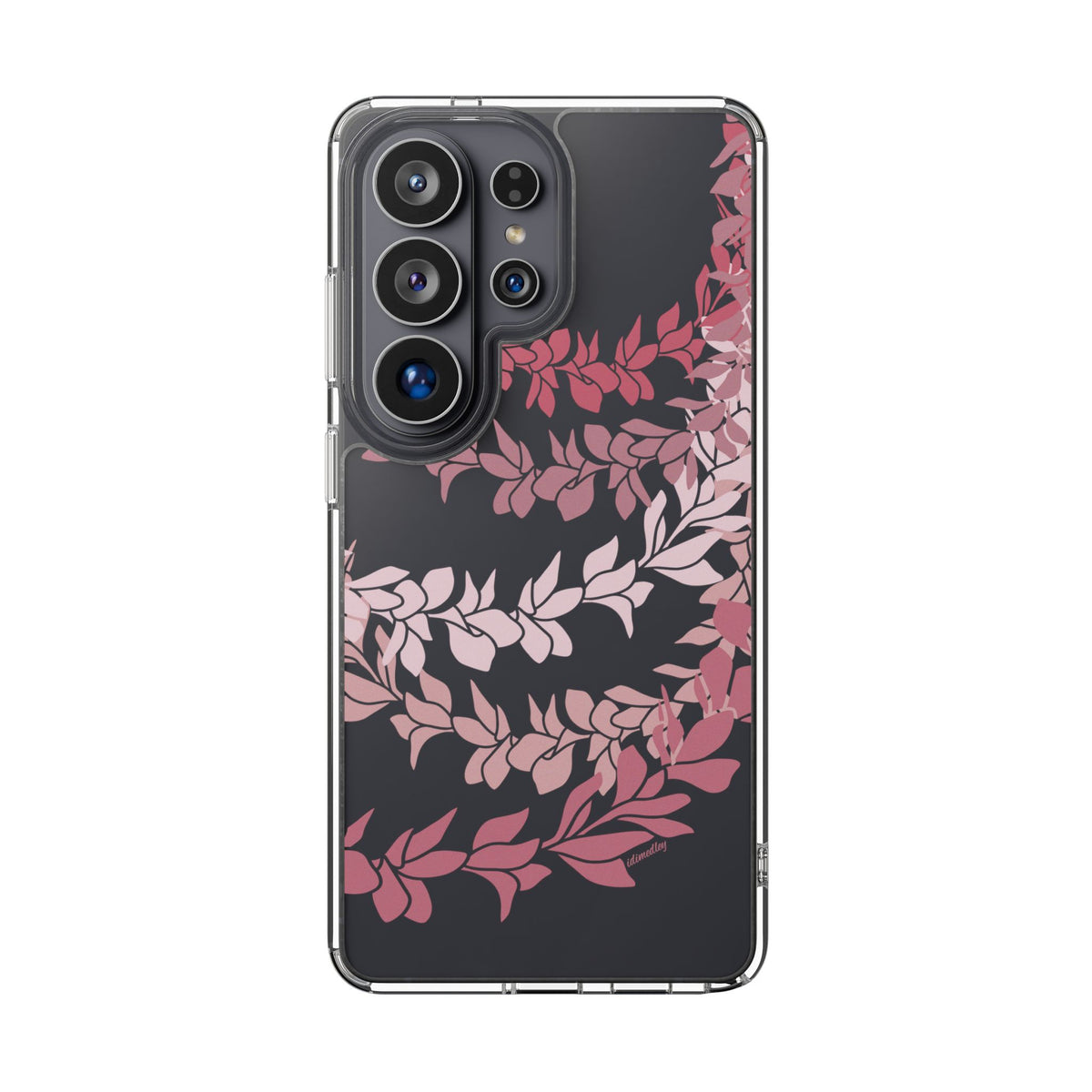 Plumeria Lei in Color Me Pinks CLEAR Case