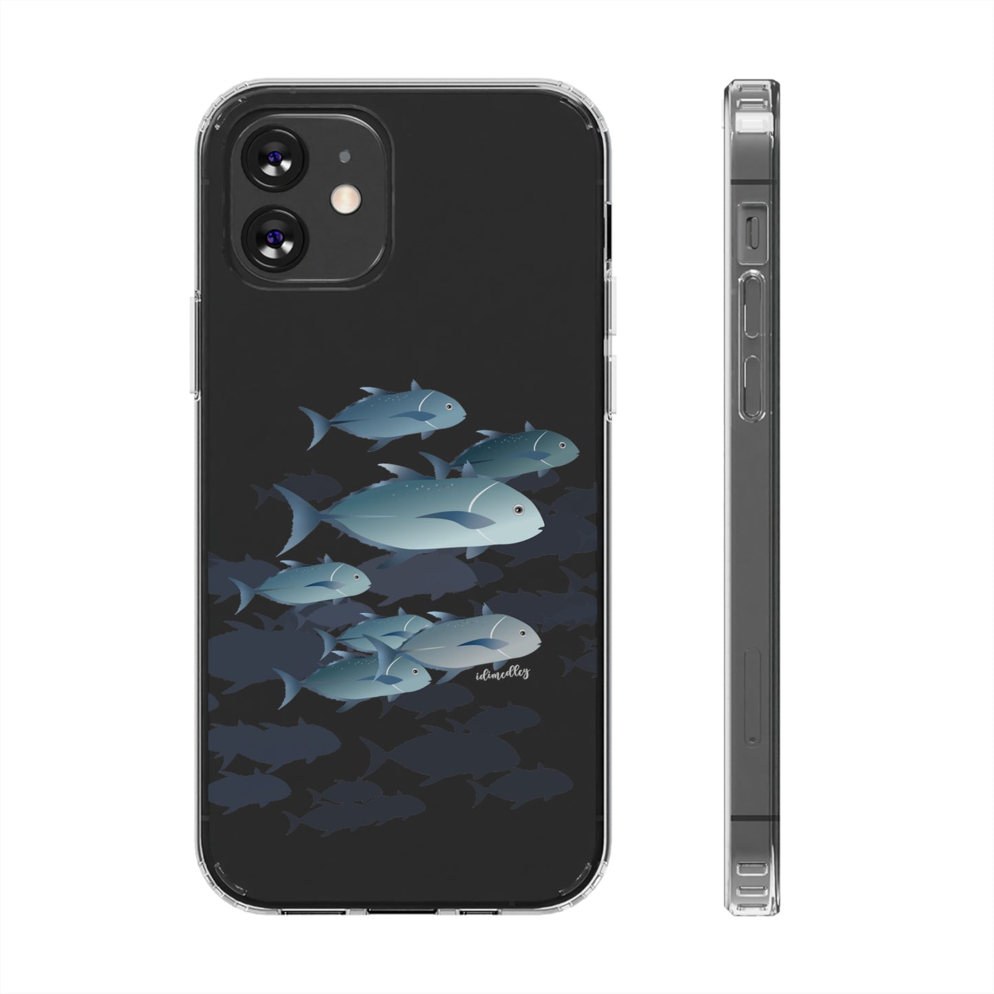 Ulua, Blue Trevally Fish CLEAR Case