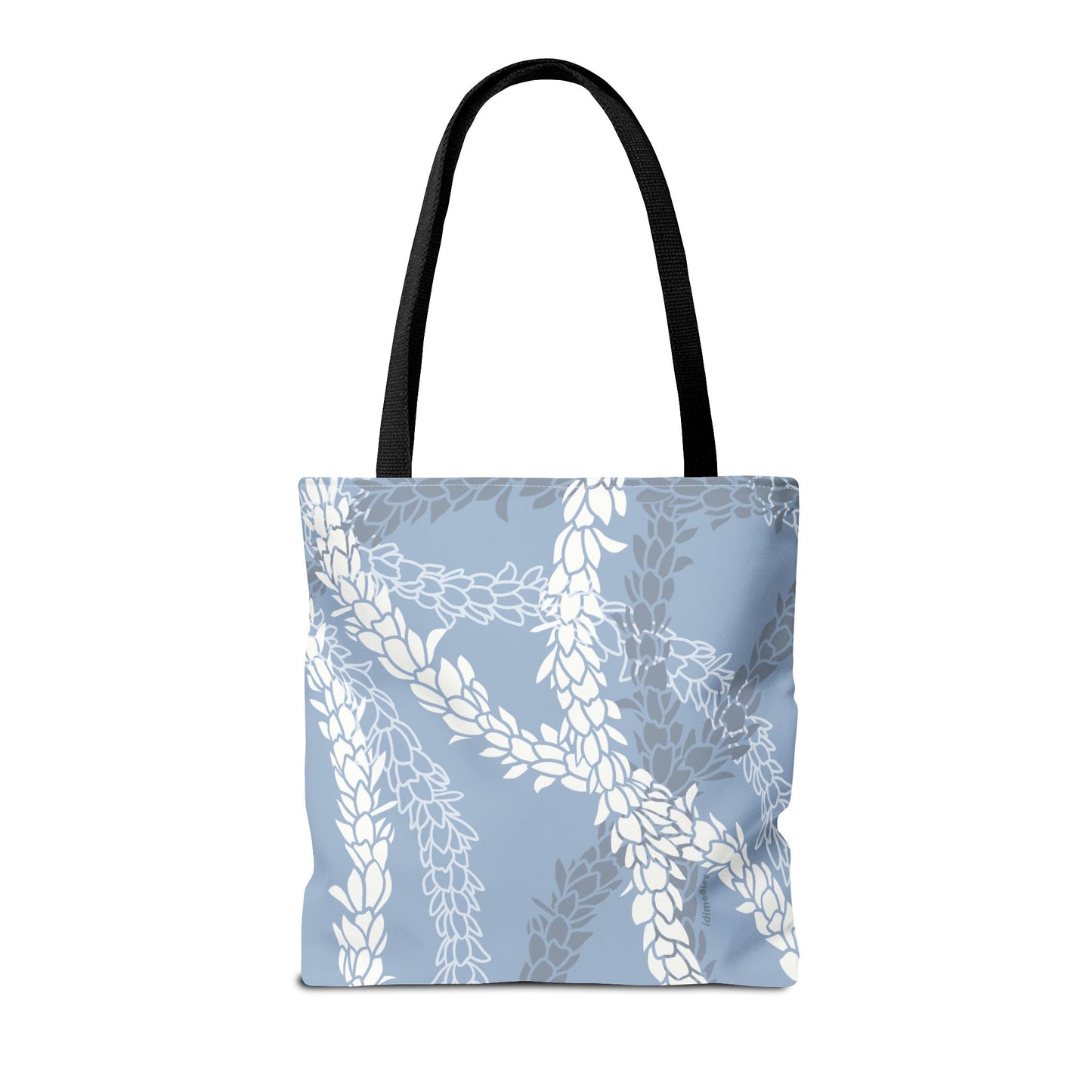 Tote bag- Pikake Wishes (Cyan Blue)