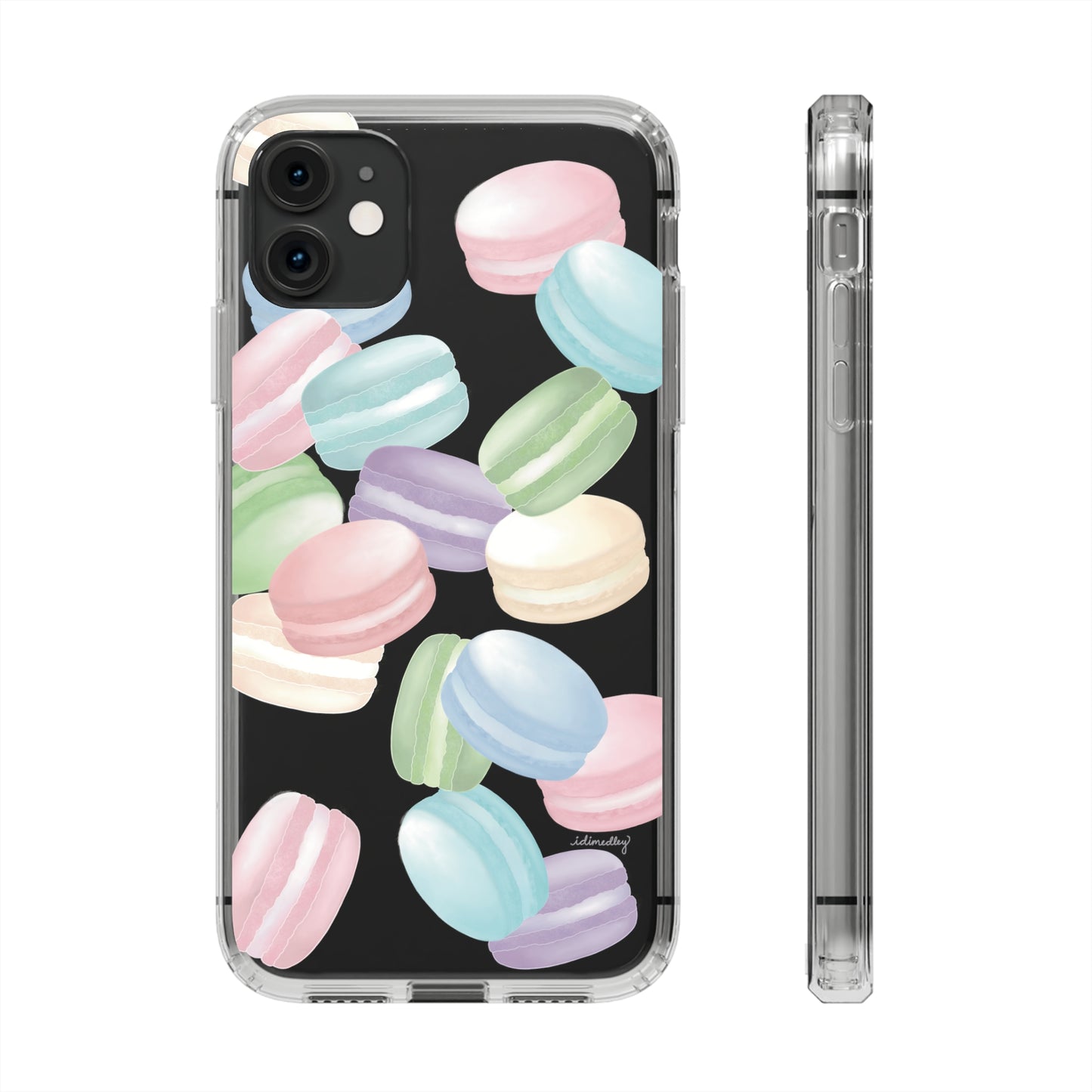 Macaron Rainbows CLEAR Case