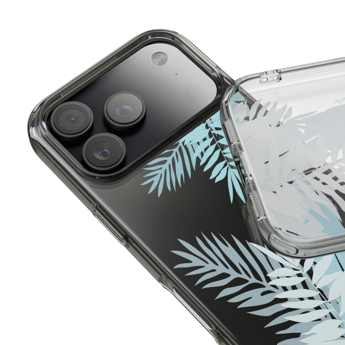 Whispering Leaves (Blue) CLEAR Case