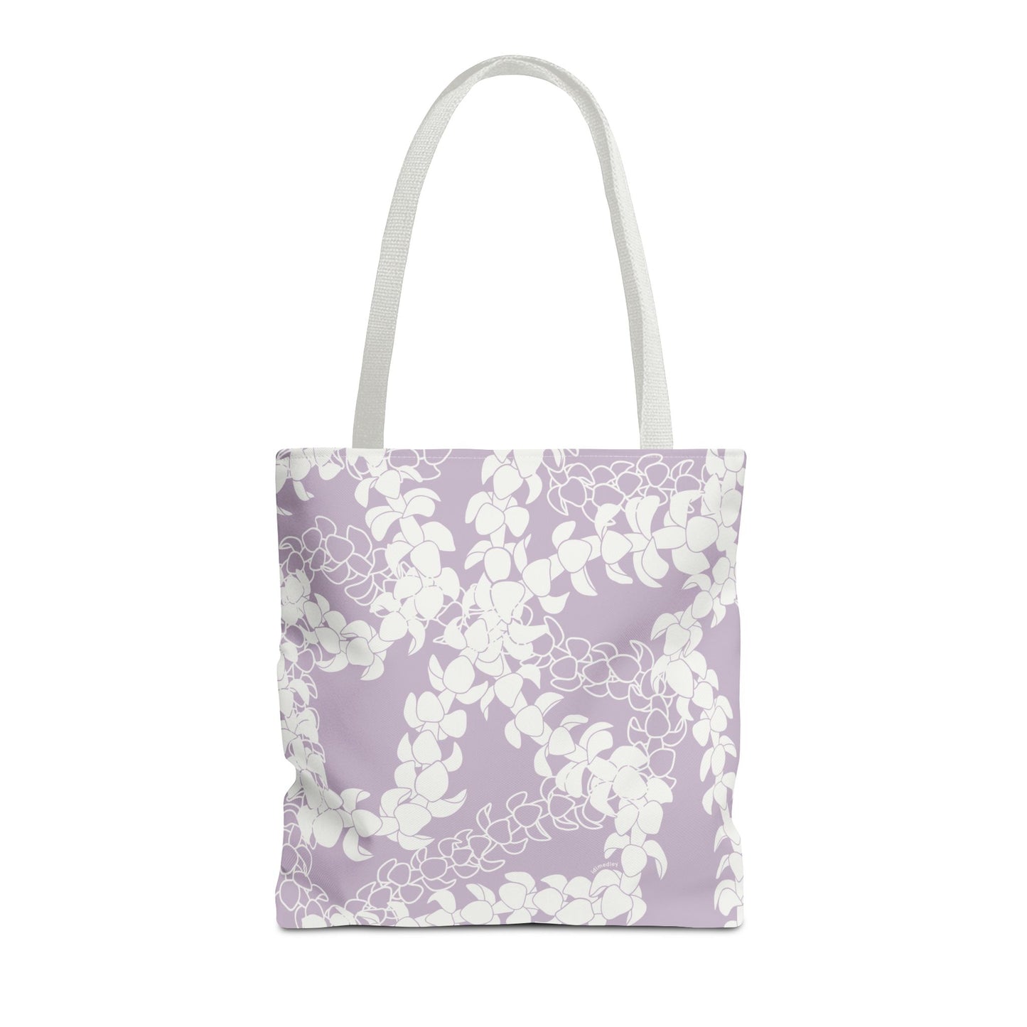 Tote Bag- Puakenikeni Lei (Pinky Periwinkle)