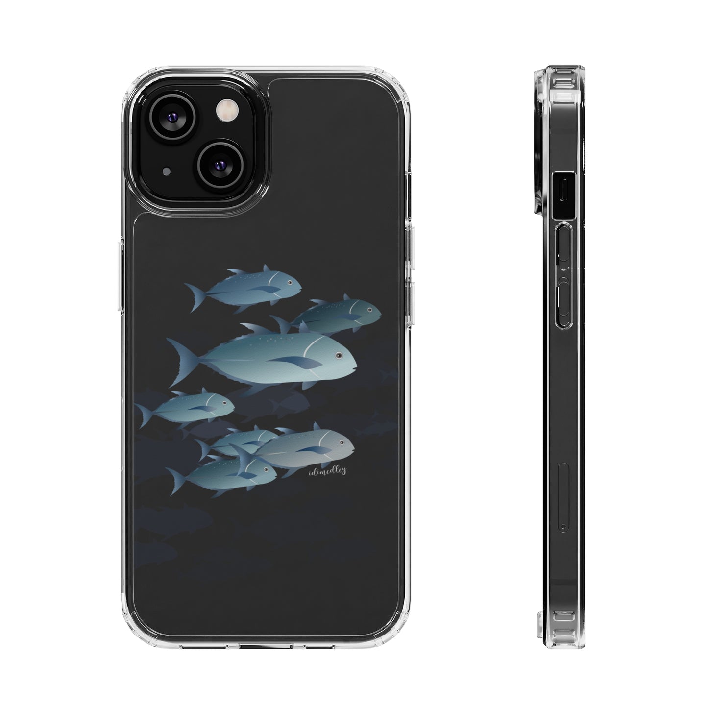 Ulua, Blue Trevally Fish CLEAR Case