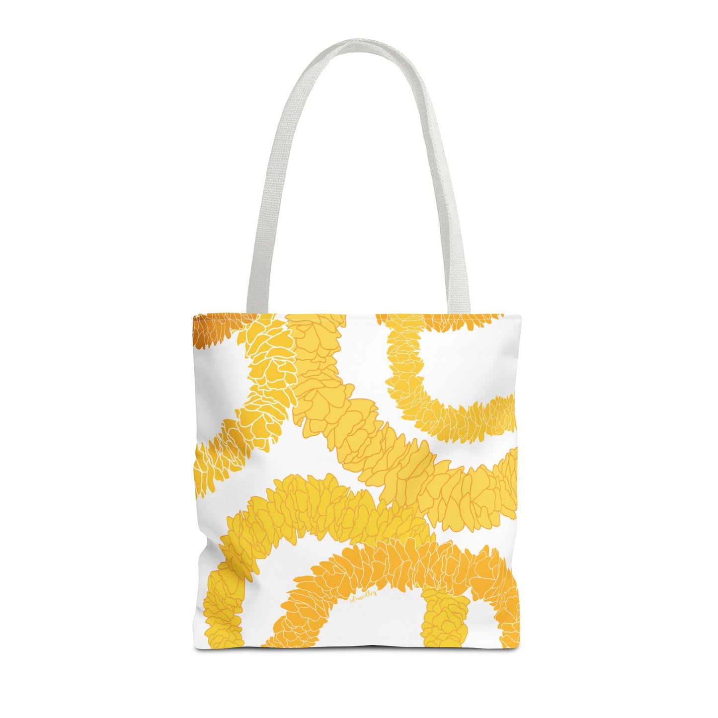 Tote Bag- Ilima Lei (White)