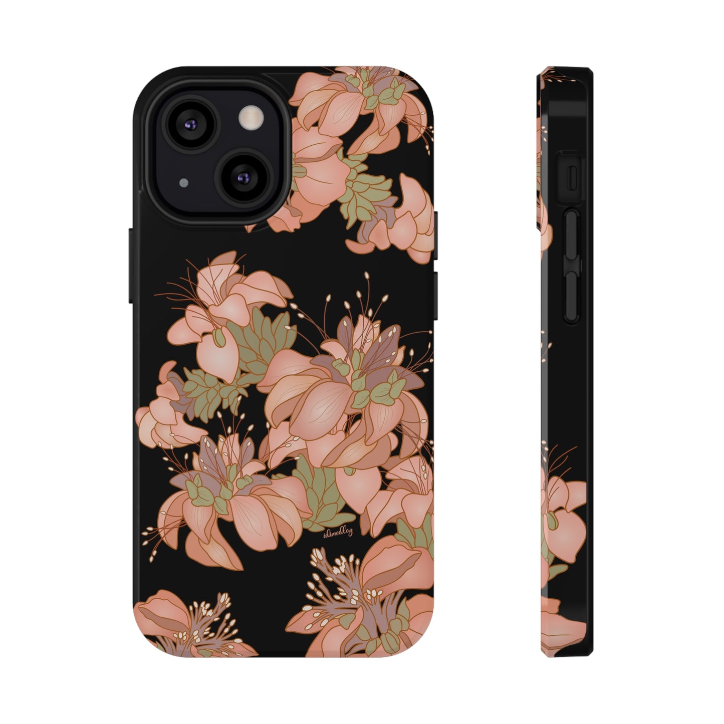 Wili Wili Flowers (Black)