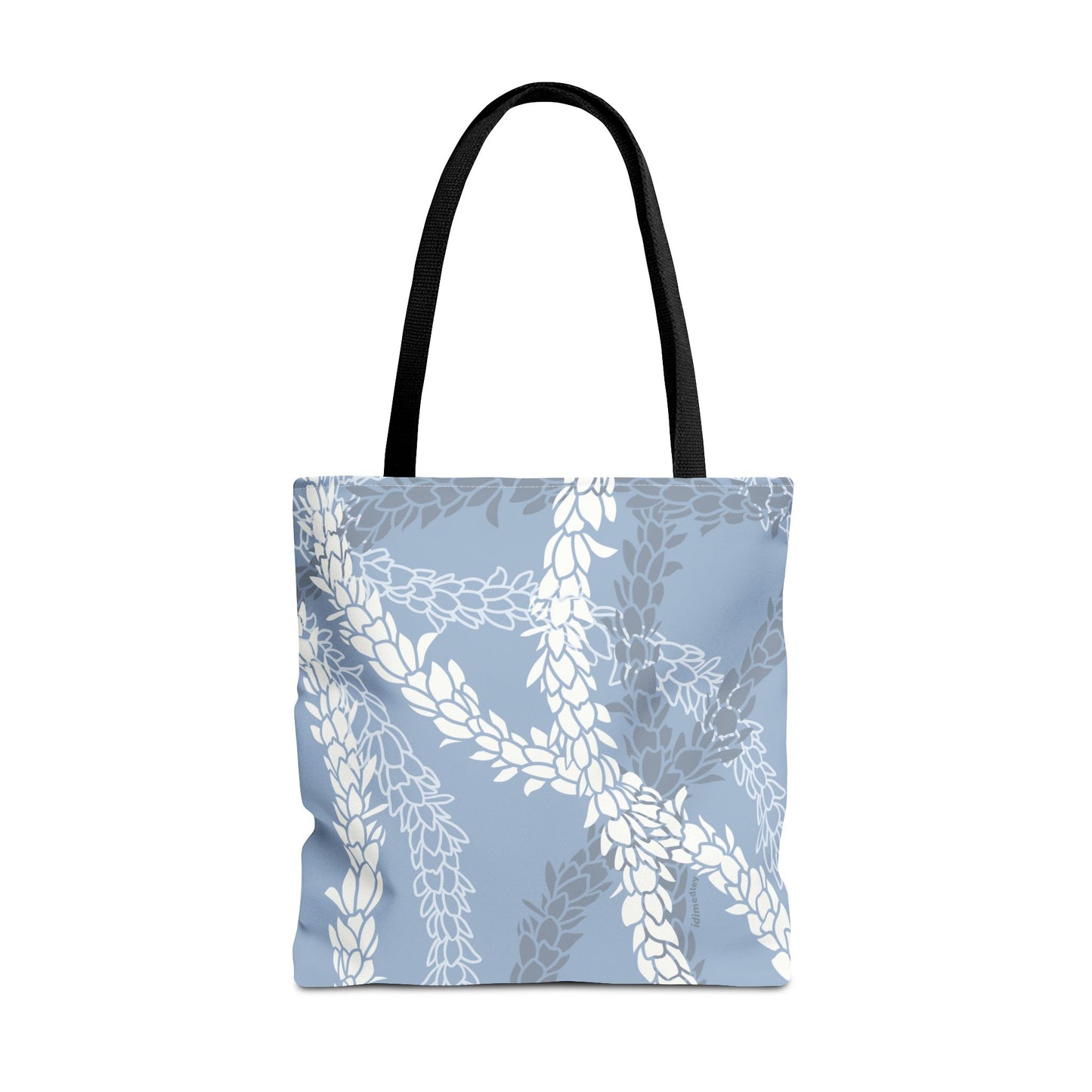 Tote bag- Pikake Wishes (Cyan Blue)