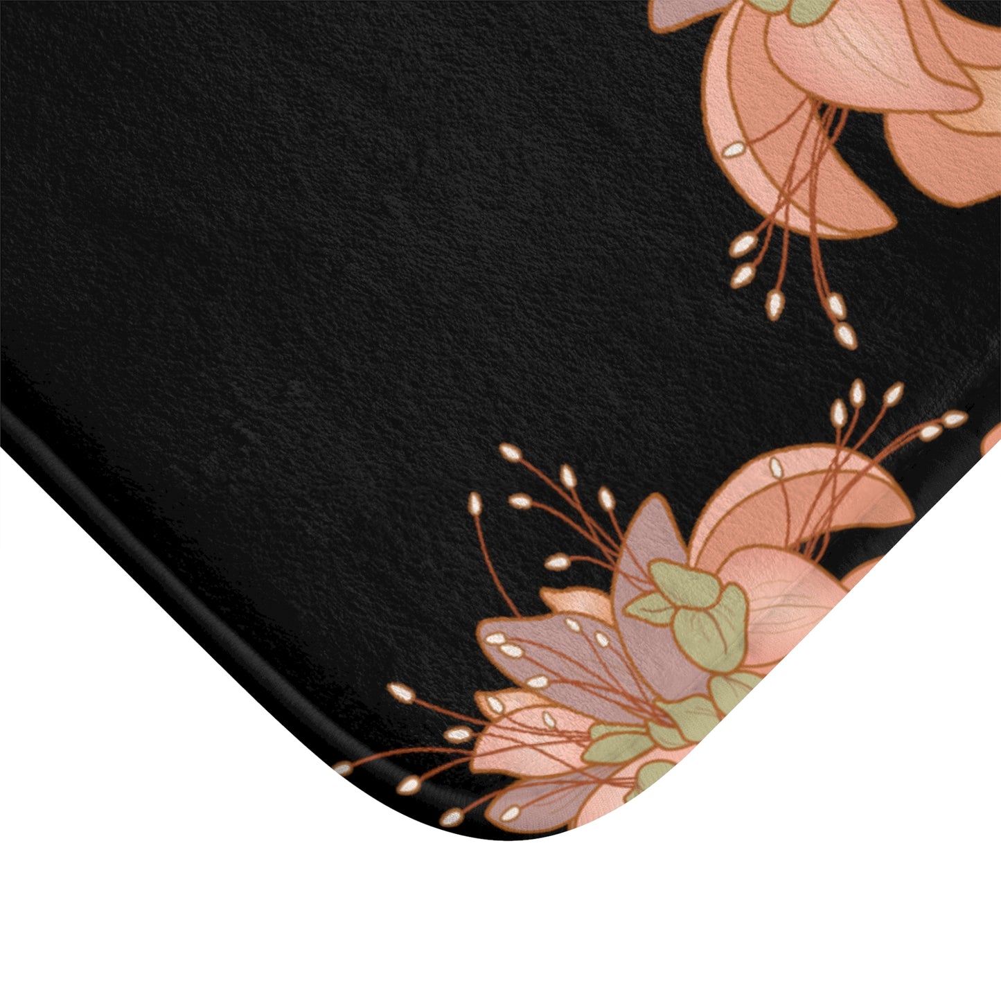 Bath Mat- Wili Wili in Black