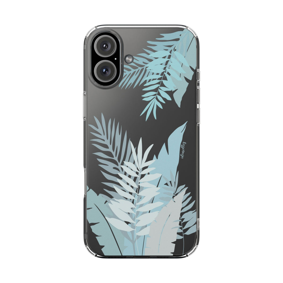 Whispering Leaves (Blue) CLEAR Case