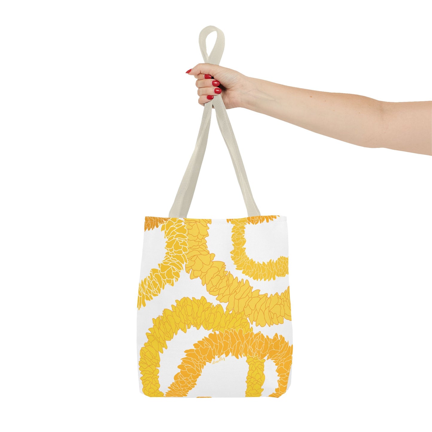 Tote Bag- Ilima Lei (White)