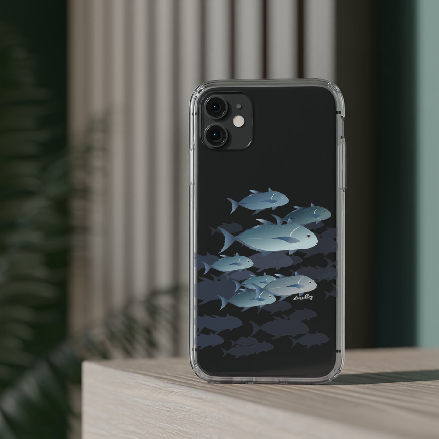 Ulua, Blue Trevally Fish CLEAR Case