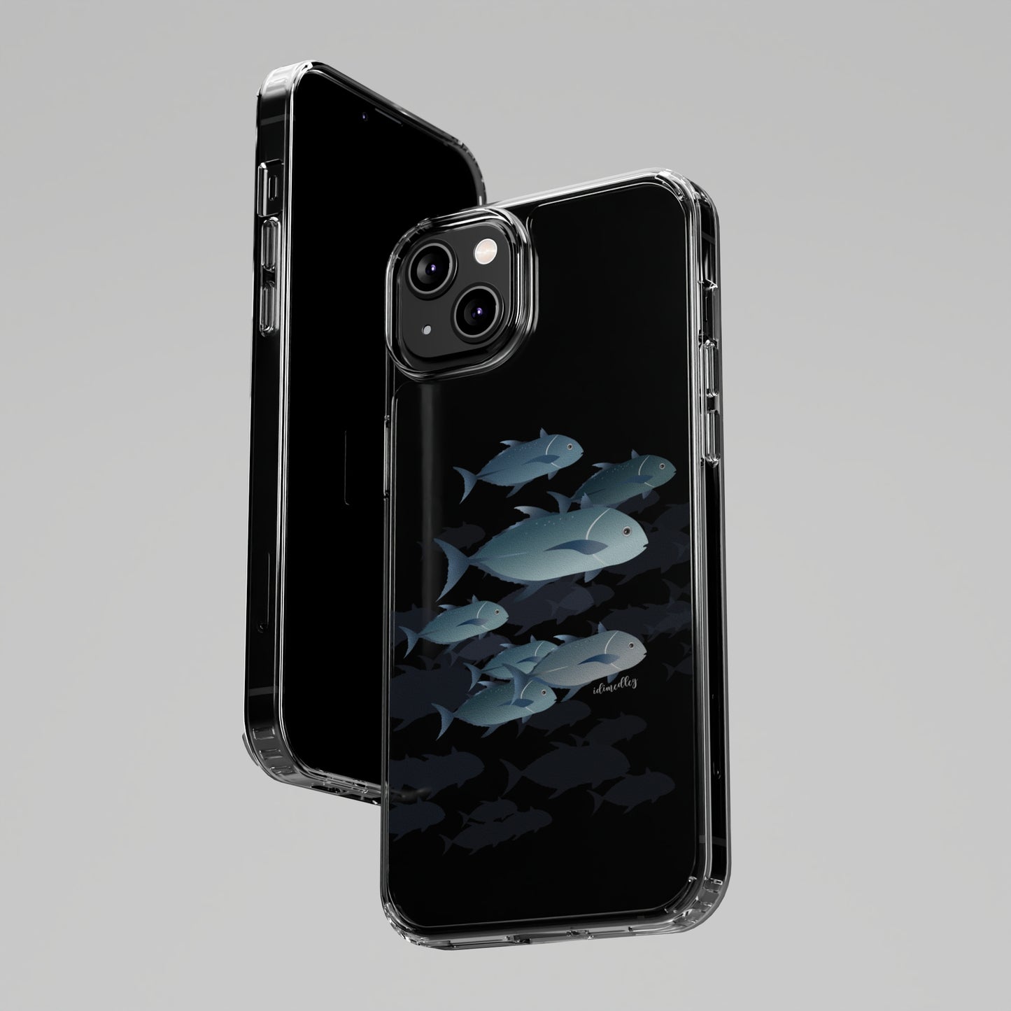 Ulua, Blue Trevally Fish CLEAR Case