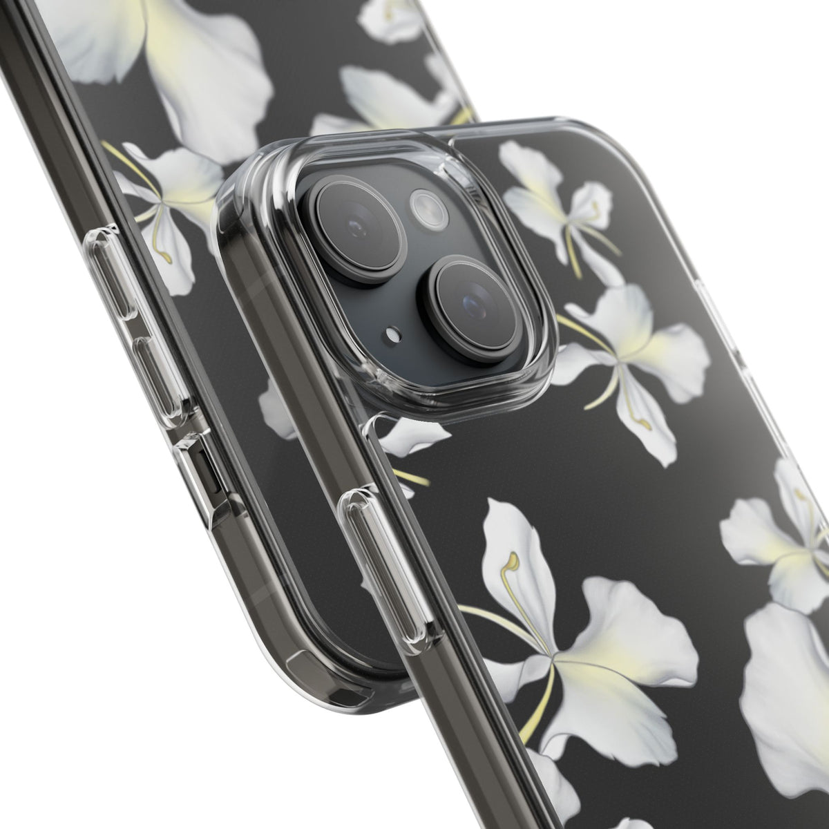 Awapuhi Butterfly Ginger Falling Flowers CLEAR Case